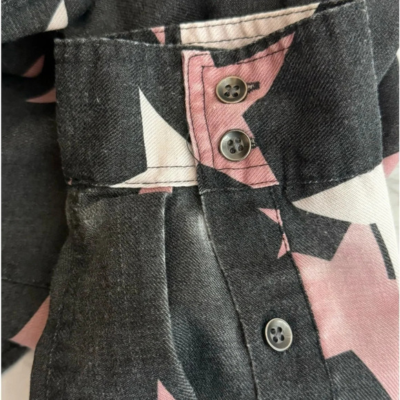 Torrid | Taylor Twill Button Up Shirt Button Up Relaxed Fit Rayon - Picture 11 of 13